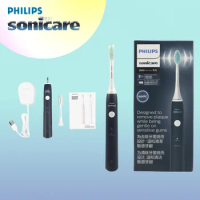 Philips 2000 series HX2431 electric toothbrush Adult Sonic toothbrush Replacement head Black, White