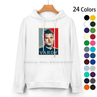 Jamie Poster Pure Cotton Hoodie Sweater 24 Colors Epl Striker Jamie Vardy The Foxes Leicester City Chat Shit Get Football
