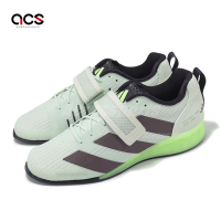 adidas 舉重鞋 Adipower Weightlifting III 男鞋 綠黑 魔鬼氈 支撐 穩定 訓練鞋 IF0530