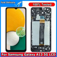 6.5" For Samsung Galaxy A13 5G LCD Display Touch Screen Digiziter Assembly Replace With Frame For Samsung Galaxy A13 5G A136 LCD