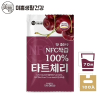 韓國【MIPPEUM美好生活】NFC 100%酸櫻桃汁 70ml(100入箱購超值組)(NFC認證百分百原汁)