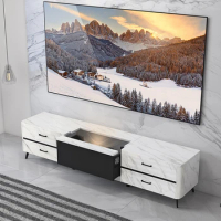 High-quality TV Cabinet for 100"80-120 inch Motorized Home Cinema Projector Screen Electric Laser TV Stands living room TV cabin