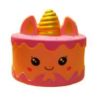 Anti Stress Squishy Slow Rising toy Unicorn Kawaii Cartoon Cake Food Slow Rising Cream Scented Stress Reliever Toy
