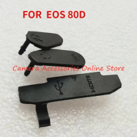 NEW 80D USB/HDMI-compatible DC IN/VIDEO OUT Rubber Door Cover For Canon for EOS 80D Digital Camera Repair Part