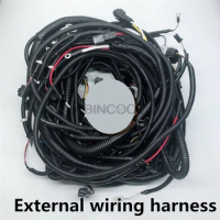 XOJOX FOR Kobelco SK200-8 210-8 250-8 260-8 350-8 whole car exterior-external wiring harness high-quality excavator accessori
