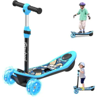Electric Scooter for Kids Ages 3-12,3-Wheel Electric Scooter for Boys Girls,Electric Kick Scooter for Kids with Long Battery