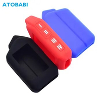 Silicone Car Key Cases LCD Remote Control Protector Cover Skin For Scher-Khan Mobicar A B 1 2 3 M10 M20 Two Way Car Alarm System