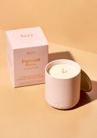 英國品牌 Aery 巴黎玫瑰香氛蠟燭-淺粉色陶罐