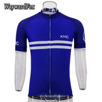 Hot Classic blue men's Cycling Jersey retro pro team Short Sleeve Mountain racing Bicycle Cycling Clothing Maillot Ciclismo