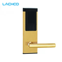 LACHCO Smart Electronic RFID Card Door Lock Digital Card with Key For Office Apartment Hotel Home Latch with Deadbolt L16061SG