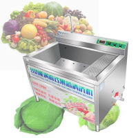Vegetable Washing Machine Hot Sale Multi-Functional Fruit Washing Machine Bubble Cleaning Machine High Efficiency Vegetable Frui