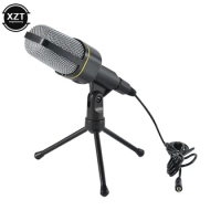 SF920 Microphone Professional 3.5mm Port USB Connection Multimode Condenser Microphone with Tripod for PC Recording