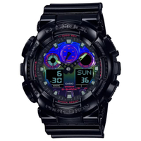 G-SHOCK นาฬิกา  รุ่น GA-100RGB-1ADR สีดำ