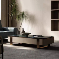 Italian Home Modern Coffee Table Living Room Unique Coffee Table Platform Sofa Rectangular White Topper Luxury Sehpa Room Decor