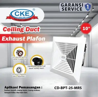 CKE Ceiling Duct BPT Series 10 Inch 220V Exhaust Fan Plafon Hexos Kamar Mandi