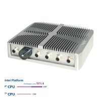 Intel Core i5-8265U/i3-8145U/4305U/J1900 industrial fanless mini pc waterproof ip69k WIFI/RS232/HD-MI/LAN/USB 8th CPU
