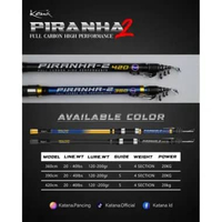 Joran Pancing katan piranha 2 joran surf full carbon fuji guide Piranha 2/420cm
