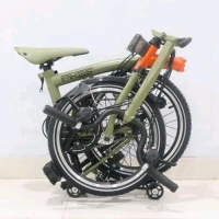 Sepeda Lipat ELEMENT PIKES GEN 2 Nature Green Orange Stang M New - Neon Lime