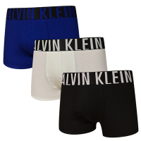 Calvin Klein Intense Power 男內褲 棉質寬腰帶 合身四角褲/CK內褲-藍、白灰、黑 三入組