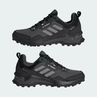【adidas 愛迪達】TERREX AX4 GTX W 女款 防潑水 戶外 運動 越野 登山鞋 黑灰(HQ1051)