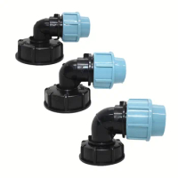 1pc 20/25/32mm Garden Pipe Elbow Outlet Connector Water Splitter IBC Tank Adapter For Water Splitter Garden Irrigation Systems