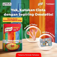 [LIMITED EDITION] Royco Ziplock Pack Ayam Kampung Limited Edition Ada Apa Dengan Cinta - Resep Omele