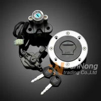 Motorcycle Lockset Ignition Key Switch Fuel Gas Cap Seat Lock Keys For Suzuki GSX650 08-11 GSX1250 10-11