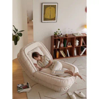 Human Kennel Lazy Sofa Foldable Reclining Sleeping Small Apartment Living Room Huge Single Sofa Bed
