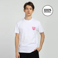 Thrasher Burning Heart S/S T-shirt - White M