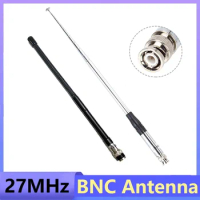 27Mhz BNC Antenna Telescopic 23/130cm 3.5dBi High Gain Antenna Aerial For CB Radio CB-58 CB-27 CB-40M Walkie Talkie Accessories