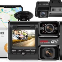 4K 2160P Ultra HD Dash Cam Dual Channel Car DVR Sensor GPS WiFi IR Night Vision Dual Camera Car Dash Cam Recorder D30H