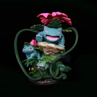 寵物 精靈 神奇寶貝 GK妙蛙花奇妙種子 進化場景 可發光動漫手辦