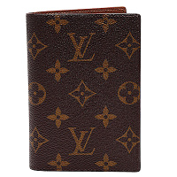 LV M64502經典Monogram帆布印花護照夾