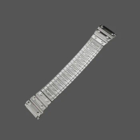 2023 New Silver Telescopic Adjustable Length Universal Stainless Steel Elastic Watch Strap Fit For G SHOCK Watch