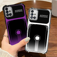 Suitable for[Samsung A51 4G,Samsung M40S] phone case TPU Anti-drop Anti-slip Gradient English Anti-f