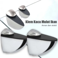 2 Pcs Jepitan Kaca Stainless Jepitan Kaca Dinding Adjustable Glass Clip Ambalan Penjepit Kaca