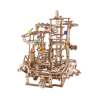 UGEARS｜瘋狂彈珠台4號-上升螺旋｜免動力自走模型 木製模型 DIY 立體拼圖 烏克蘭 拼圖 組裝模型 3D拼圖