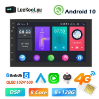 LeeKooLuu 2 Din Android 11 Car Radio GPS Navigation 7 inch Autoradio 2Din Stereo Multimedia Player for VW Nissan Kia Toyota Ford