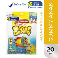 CEREBROFORT MARINE GUMMY 20GR | VITAMIN GUMMY MINYAK IKAN, OMEGA 3, FISH OIL, ANAK PINTAR, DAYA TAHA
