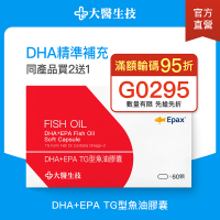 大醫生技DHA+EPA TG型魚油膠囊60顆【買2送1】國家健康食品認證