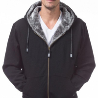 Pro Club Men S Heavyweight Pile Full Zip Hoodie (ใช้แผนภูมิขนาด)