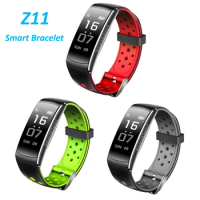 10pcs Z11 IP68 Waterproof Smartband Watch Blood Pressure Heart Rate Monitor Smart Bracelet Fitness Tracker Bluetooth Wristband