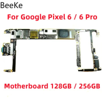 Original Motherboard For Google Pixel 6 7 Pro 5 Unlocked Logic Main Board Circuits Panel Work 128GB 256GB Mainboard Replace