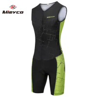Triathlon suit women Sleeveless Cycling Clothing Man Skin suit Bike Jersey Set triathlon Suit For Swimming Running Riding