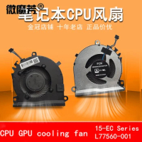 New laptop CPU GPU cooling fan for HP Pavilion Gaming 5 15-EC L77560-001 15-EC0016ax 15-EC0075ax Cooler Notebook PC