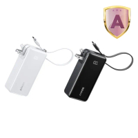 【ANKER】官方授權直營 A1637 Anker Fusion 行動電源10000mAh 30W三合一自帶線自帶插頭(黑/白 具Wh標示)