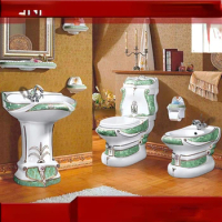 chaozhou toilet bowl, ceramic toilet suite with basin and bidet, russia toilet price for sale