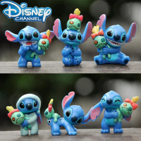 Đồ Chơi Disney Lilo & Stitch, 6 Cái / Bộ, Búp Bê Stitch Ôm Mini, Búp Bê Em Bé Giữa Các Vì Sao, Đồ Tr