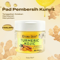 Pad Pembersih Kulit Enjoy Skin Kojic Turmeric 60 Pad — Mencerahkan dan Mengeksfoliasi untuk Semua Je