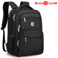 Bruno Cavalli 15.6inch Laptop Backpack NO Key TSA Anti Theft Men Backpack Travel Teenage Backpack bag male bagpack mochila
